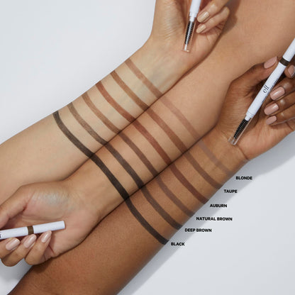 Close up of e.l.f. brow pencil precision tip