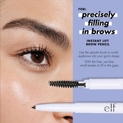 E.l.f. Instant Lift Brow Pencil swatch in Neutral Brown