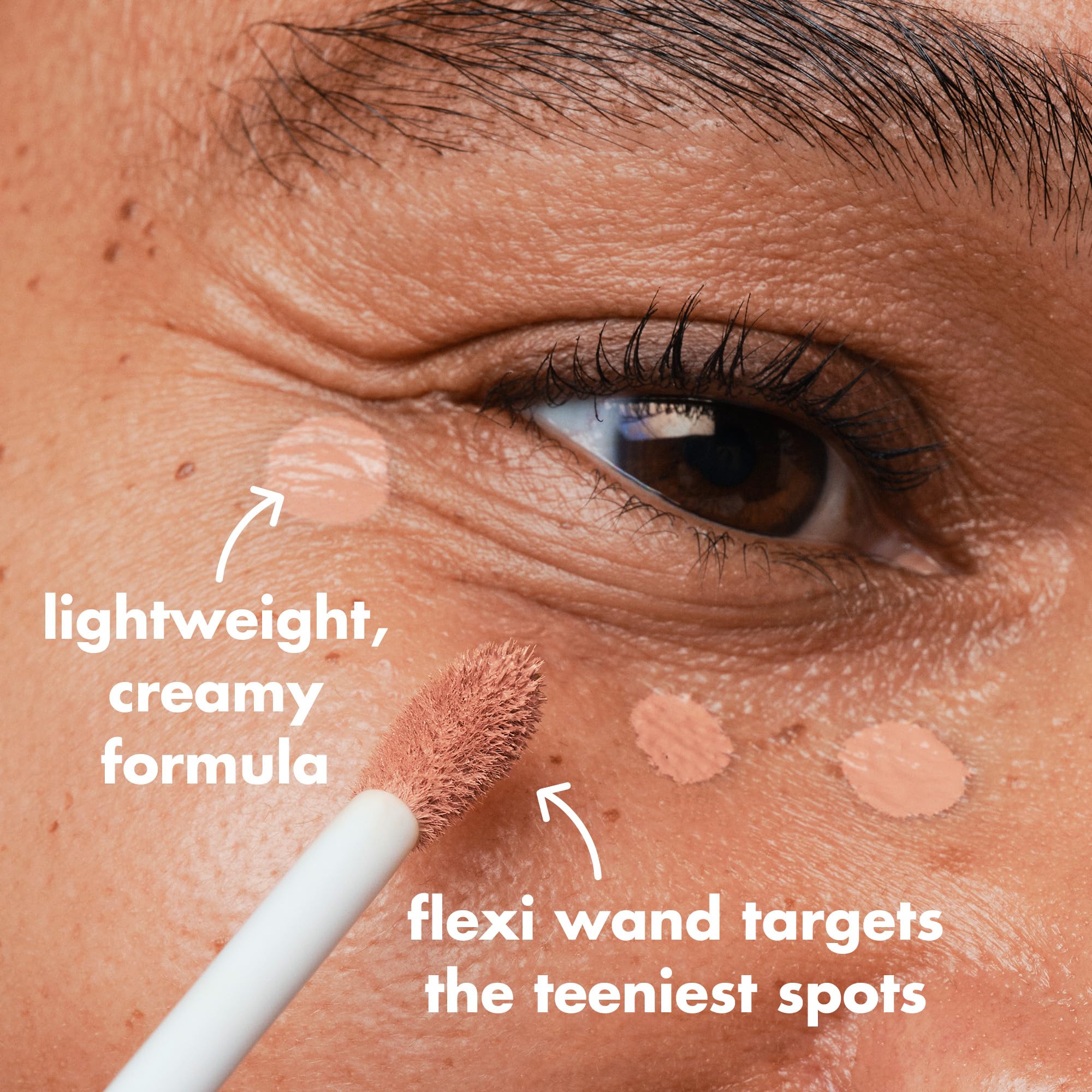 Close up of e.l.f. Soft Glam Brightening Corrector wand applicator