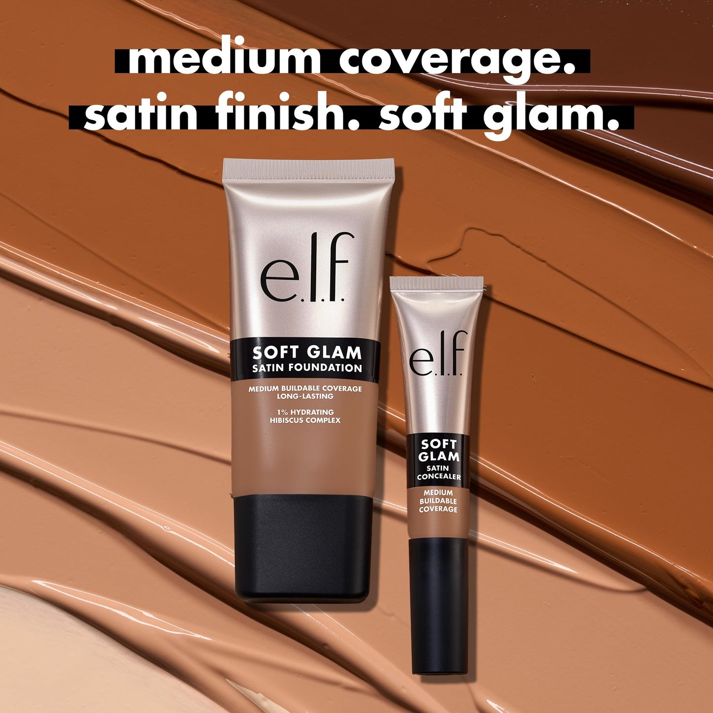 Application of e.l.f. Soft Glam Satin Concealer under eyes
