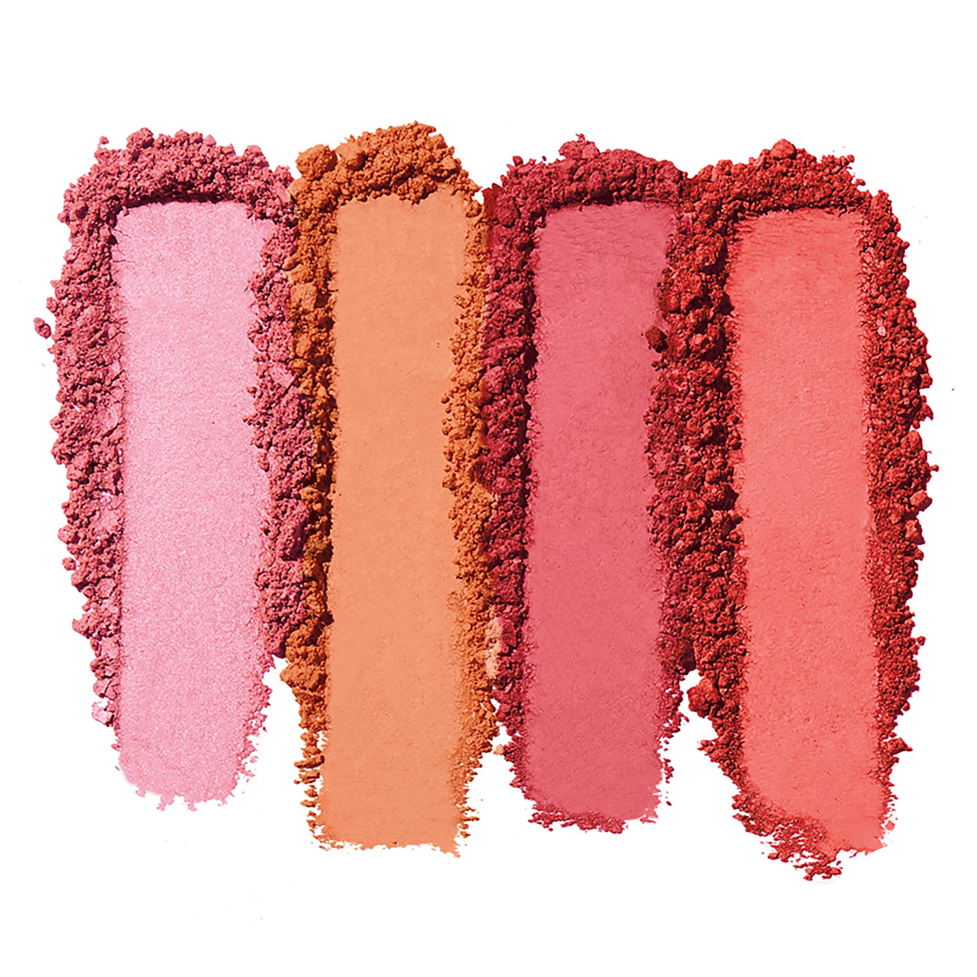 e.l.f. Powder Blush Palette open compact displaying matte and shimmer pans
