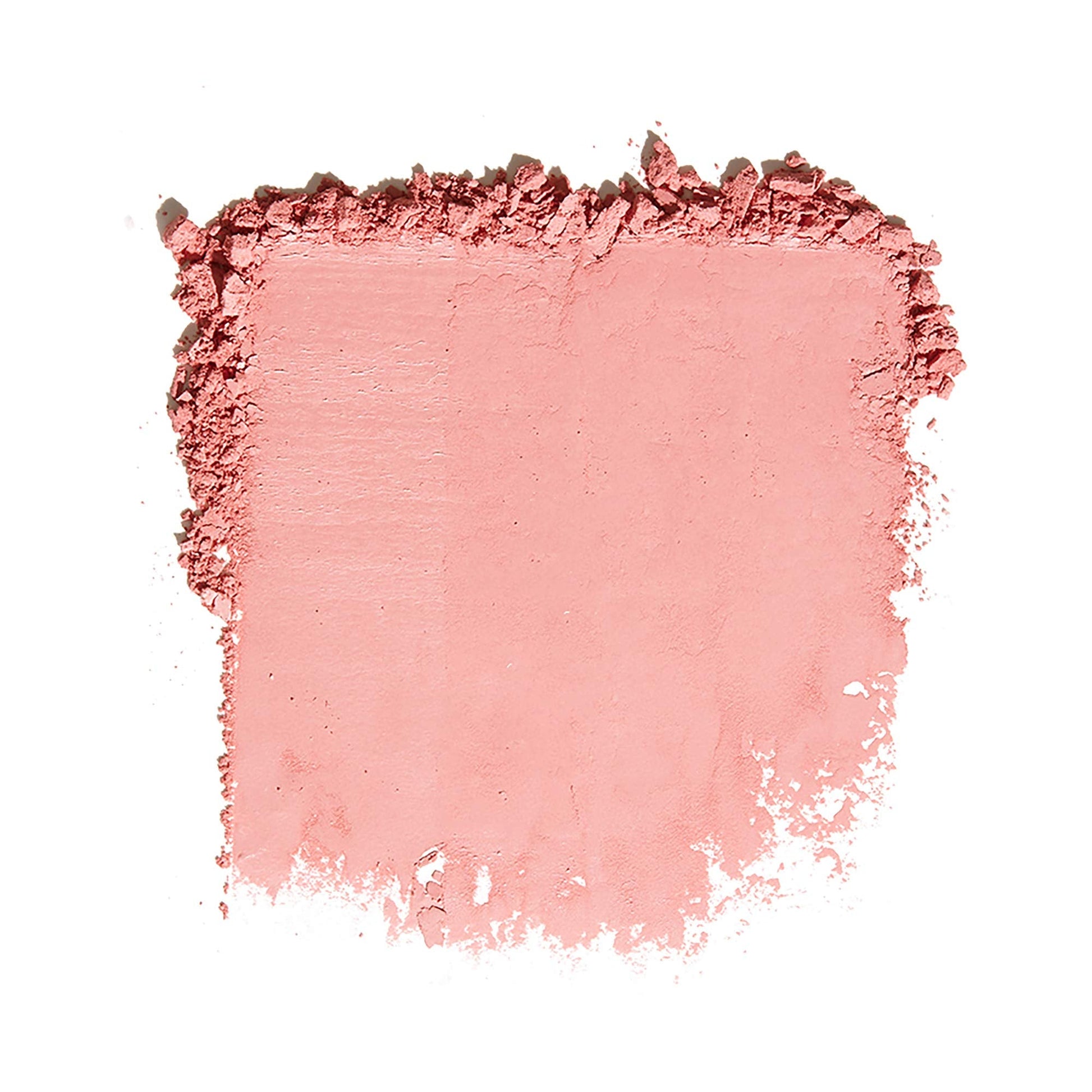 Natural finish pink blush powder compact texture macro shot