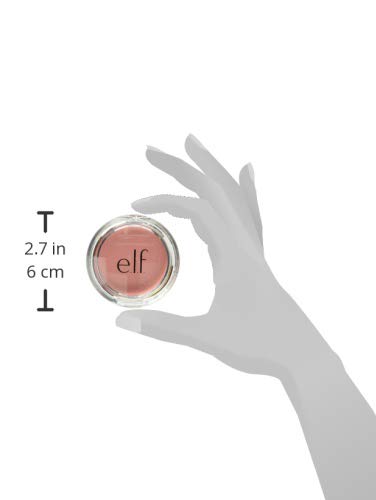 E.l.f. cosmetics blushing color pressed powder swatched on hand