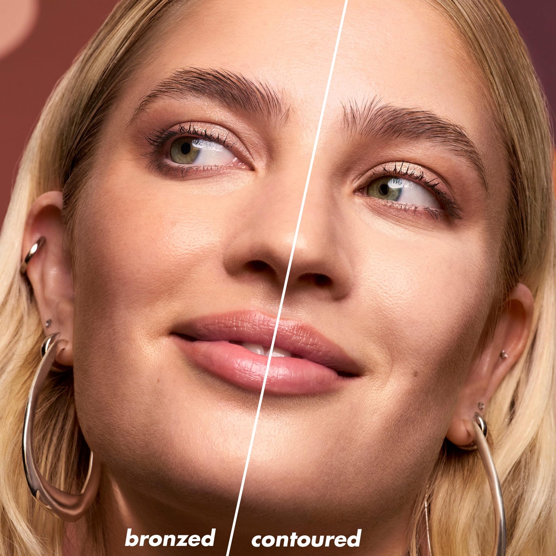 Angled studio shot of the vegan and cruelty free liquid bronzer packaging.