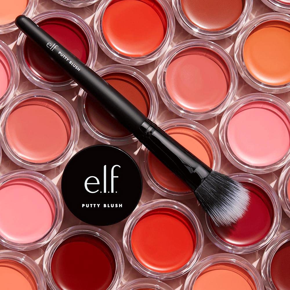 USA sourced e.l.f. cosmetics ultra pigmented cream to powder cheek tint container.