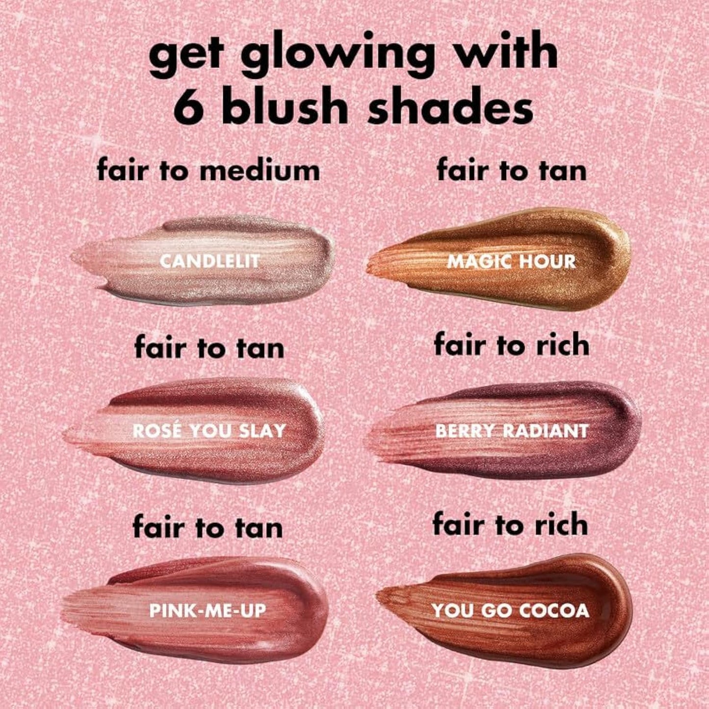 Side view of e.l.f. Halo Glow RosÃ© You Slay beauty wand container