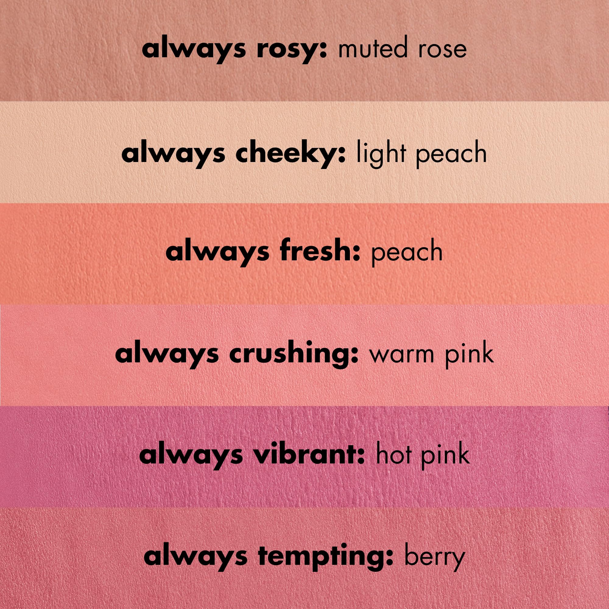 Close up view of the vegan and cruelty free powder blush pan showing the rich pigment details
