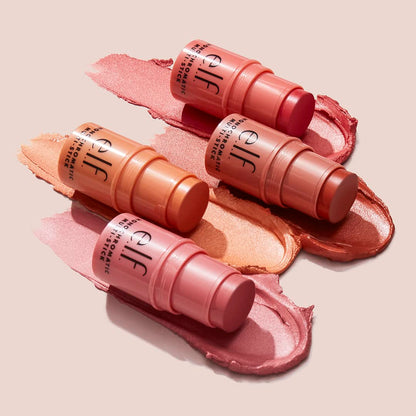E.L.F. Monochromatic multi stick texture close up demonstrating blendability