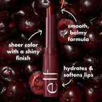 E.l.f. Sheer Slick Lipstick Black Cherry angled view of lipstick base
