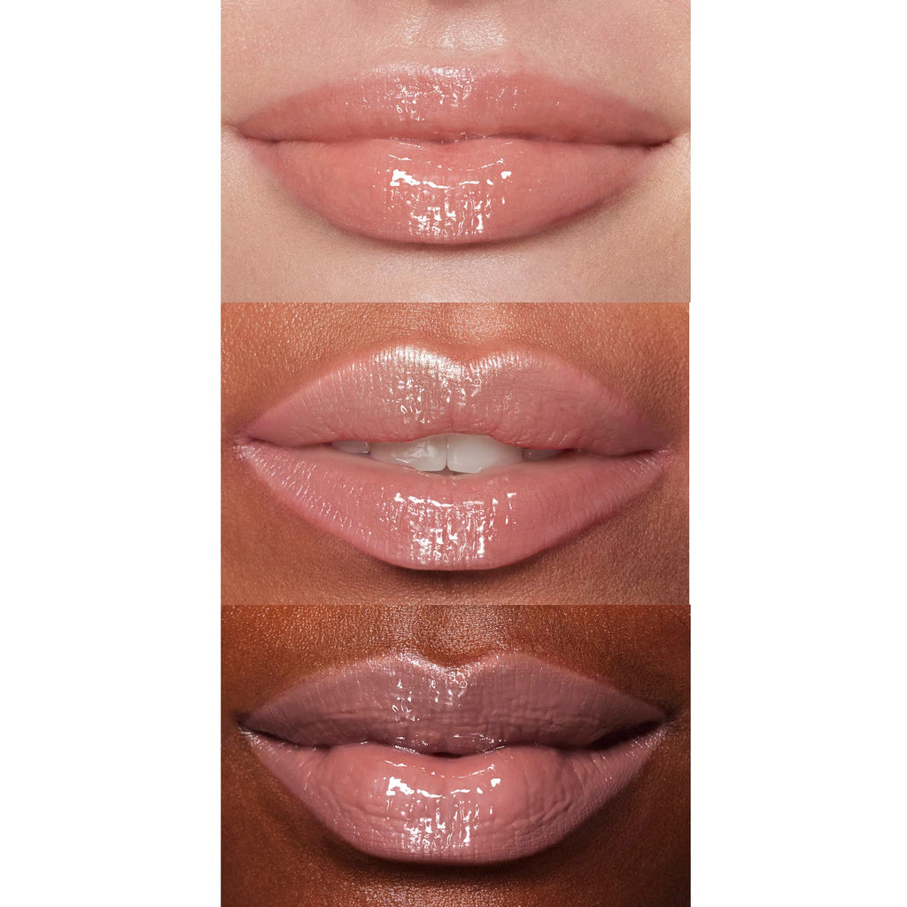 E.L.F. Lip Lacquer Whisper Pink close-up of shade label