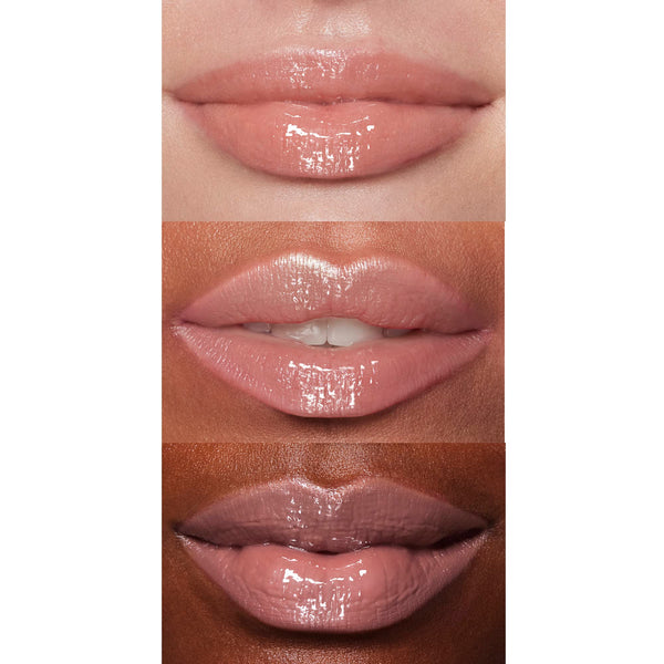 E.L.F. Lip Lacquer Whisper Pink close-up of shade label