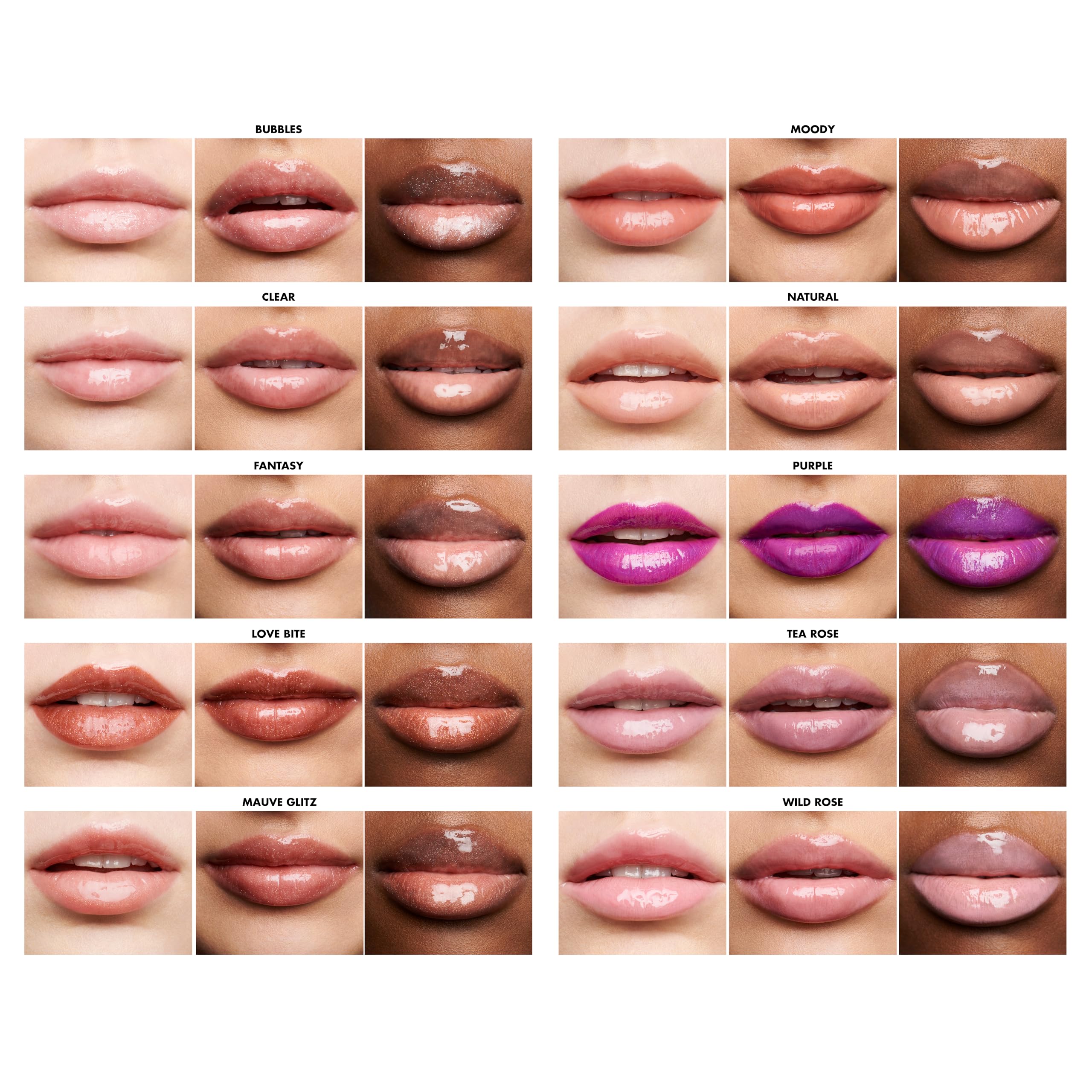 E.L.F. Lip Lacquer Whisper Pink open tube with doe-foot applicator