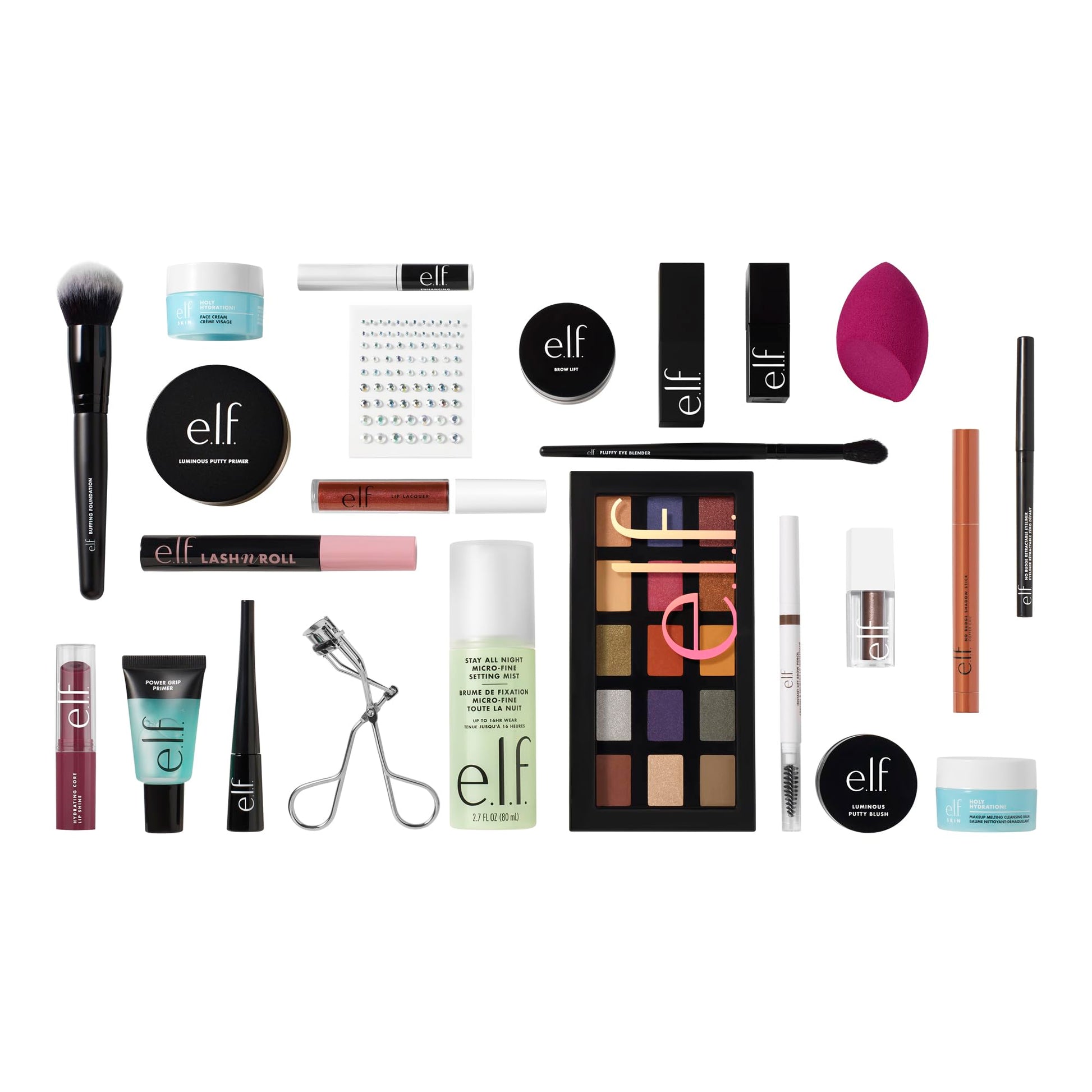 e.l.f. Cosmetics 24 Day Holiday countdown set doors closed ready for unboxing.