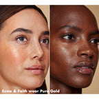 E.l.f. pure gold tint swatch on skin