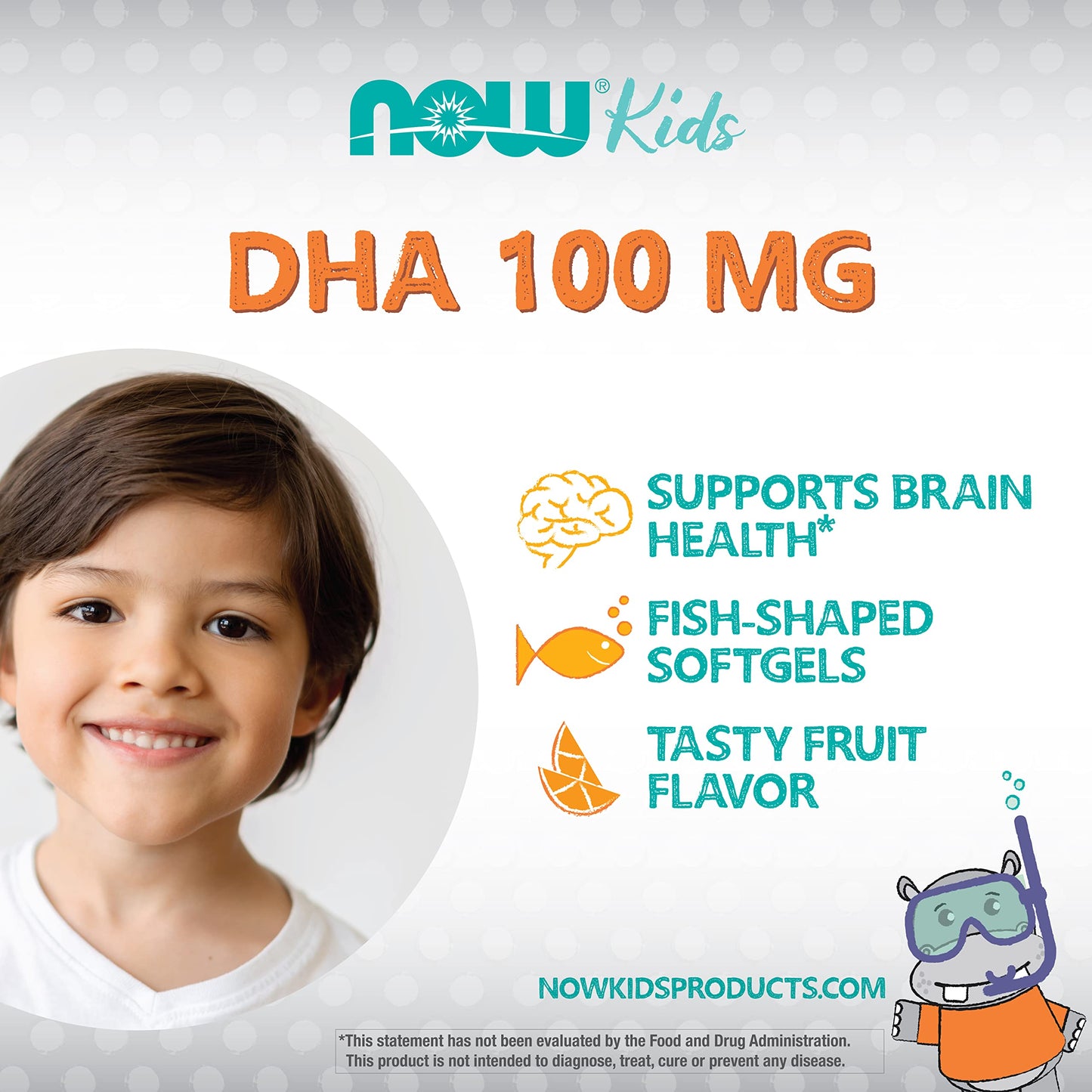 Authentic USA imported Now Foods children omega dietary supplement bottle placement