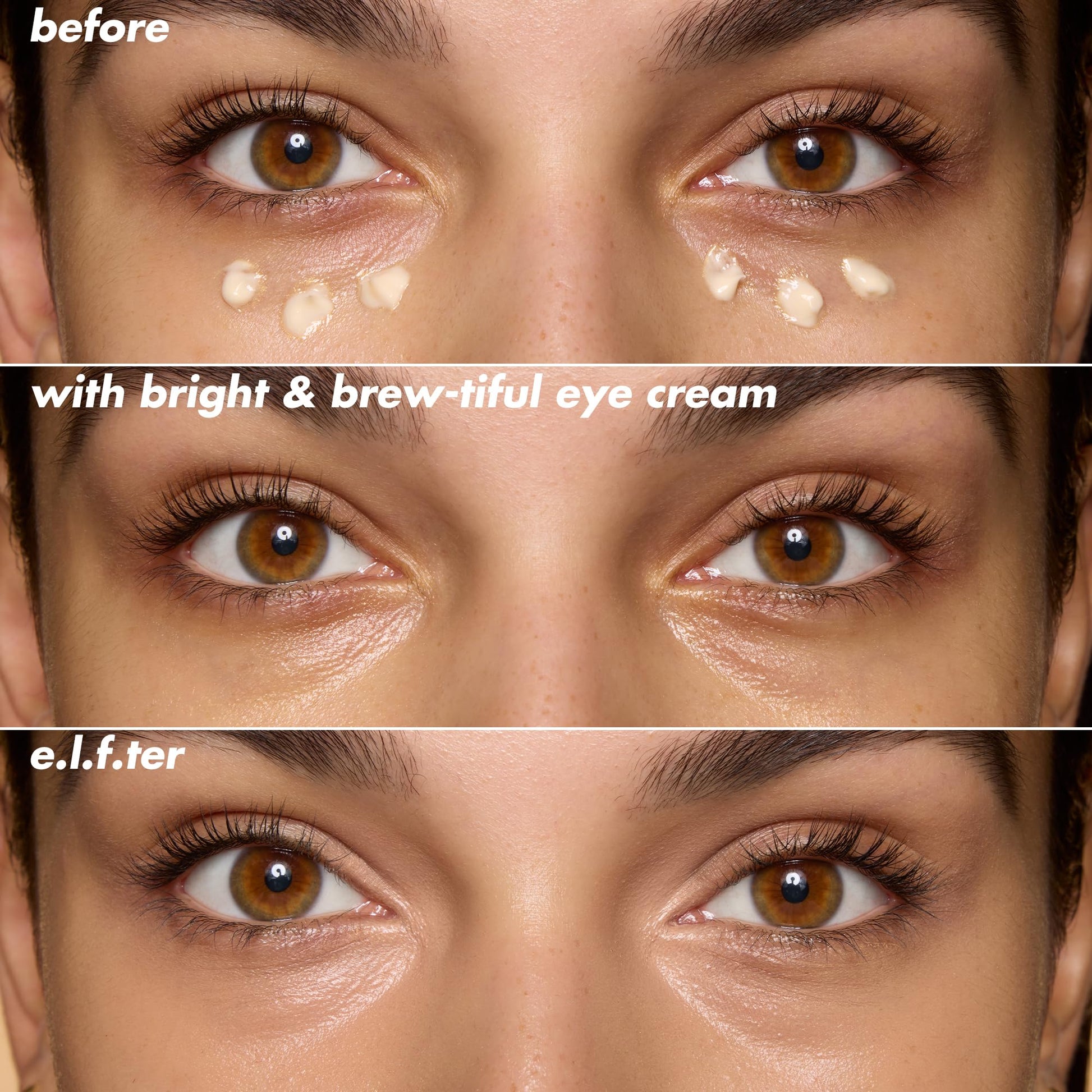 Vegan and cruelty-free hydrating eye treatment for tired morning eyes