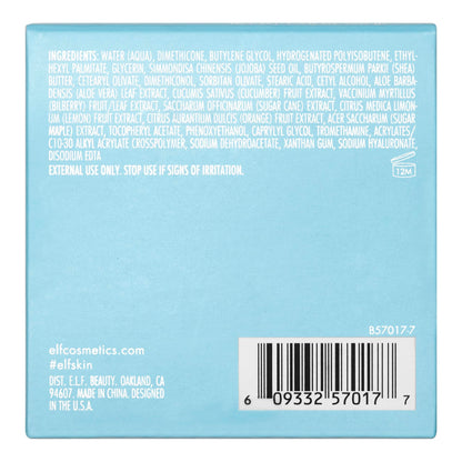 USA imported e.l.f. face cream container highlighting authentic clean beauty formulation.