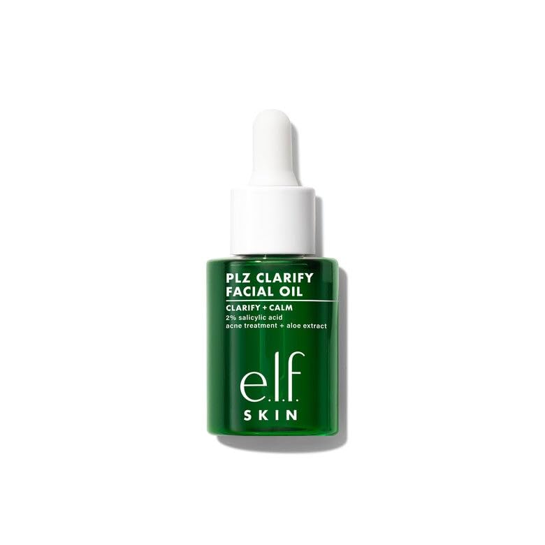 Non comedogenic clarifying facial oil by elf cosmetics for blackhead removal