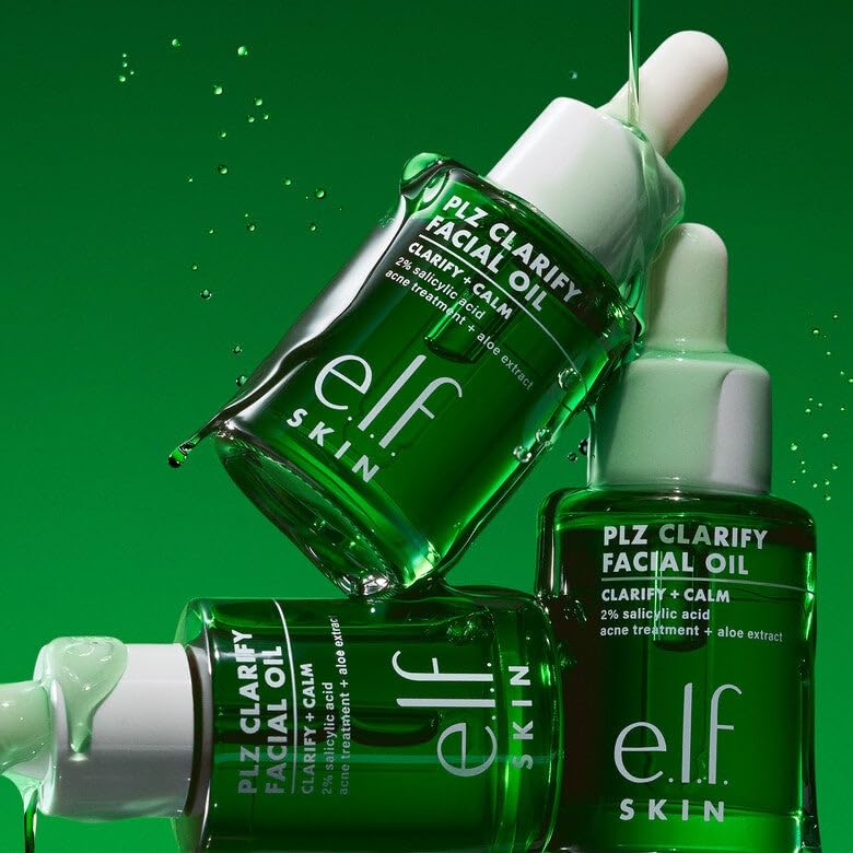 Vegan and cruelty free BHA facial oil for evening out acne prone skin tone