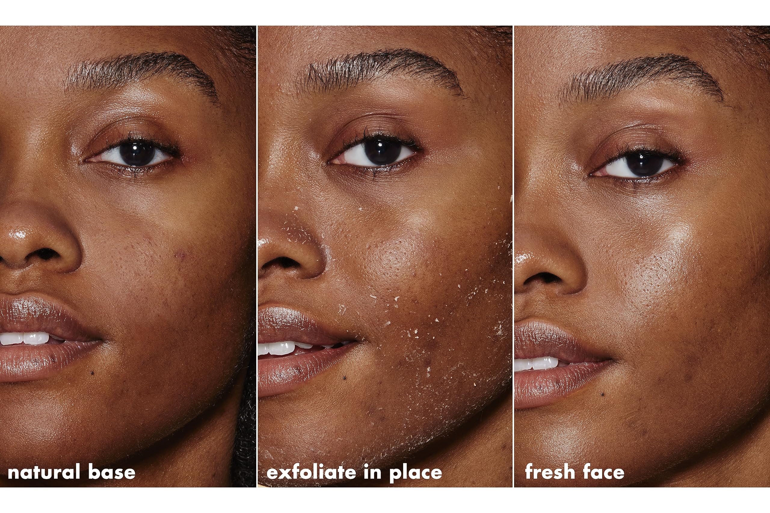 E.l.f. Skin Gentle Peeling Exfoliant being applied to hand