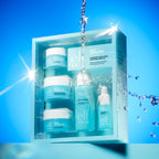 e.l.f. Skin Holy Hydration miniature cleanser and cleansing balm bottles