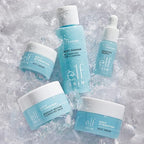 e.l.f. Skin Holy Hydration face cream jar and eye cream tube display