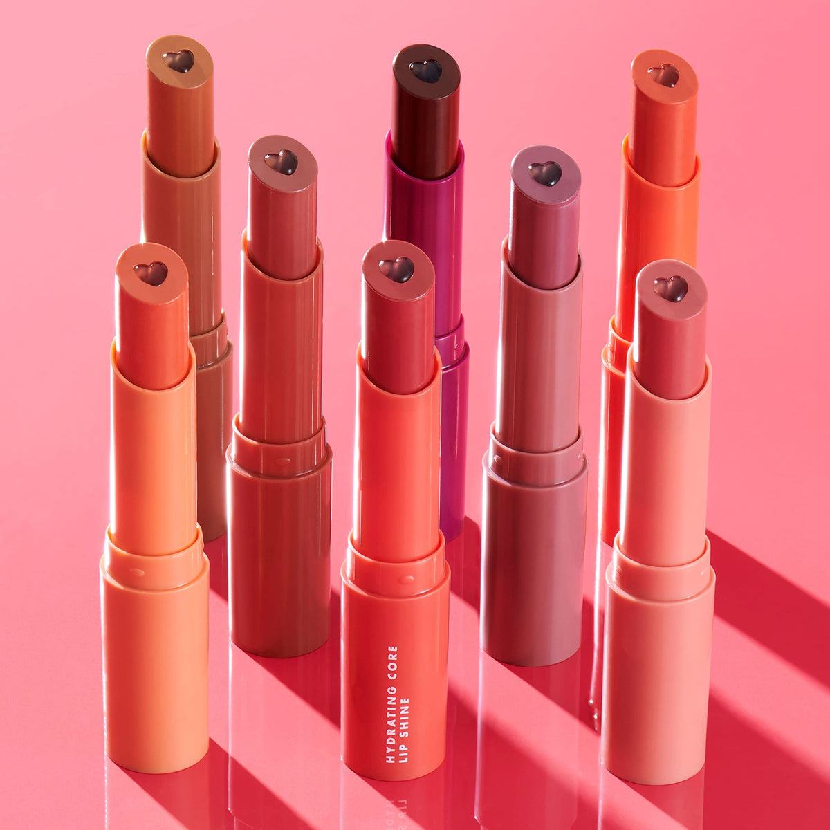 E.l.f. Hydrating Core Lip Shine stacked with box packaging