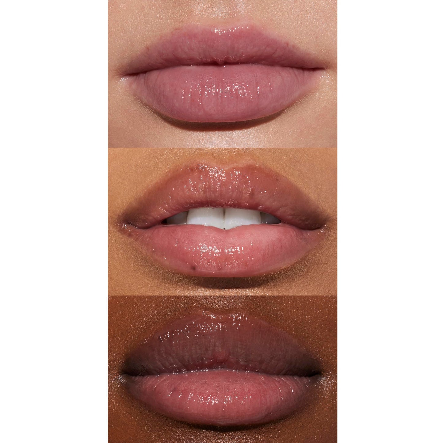 Texture swatch of e.l.f. Squeeze Me Lip Balm on skin.