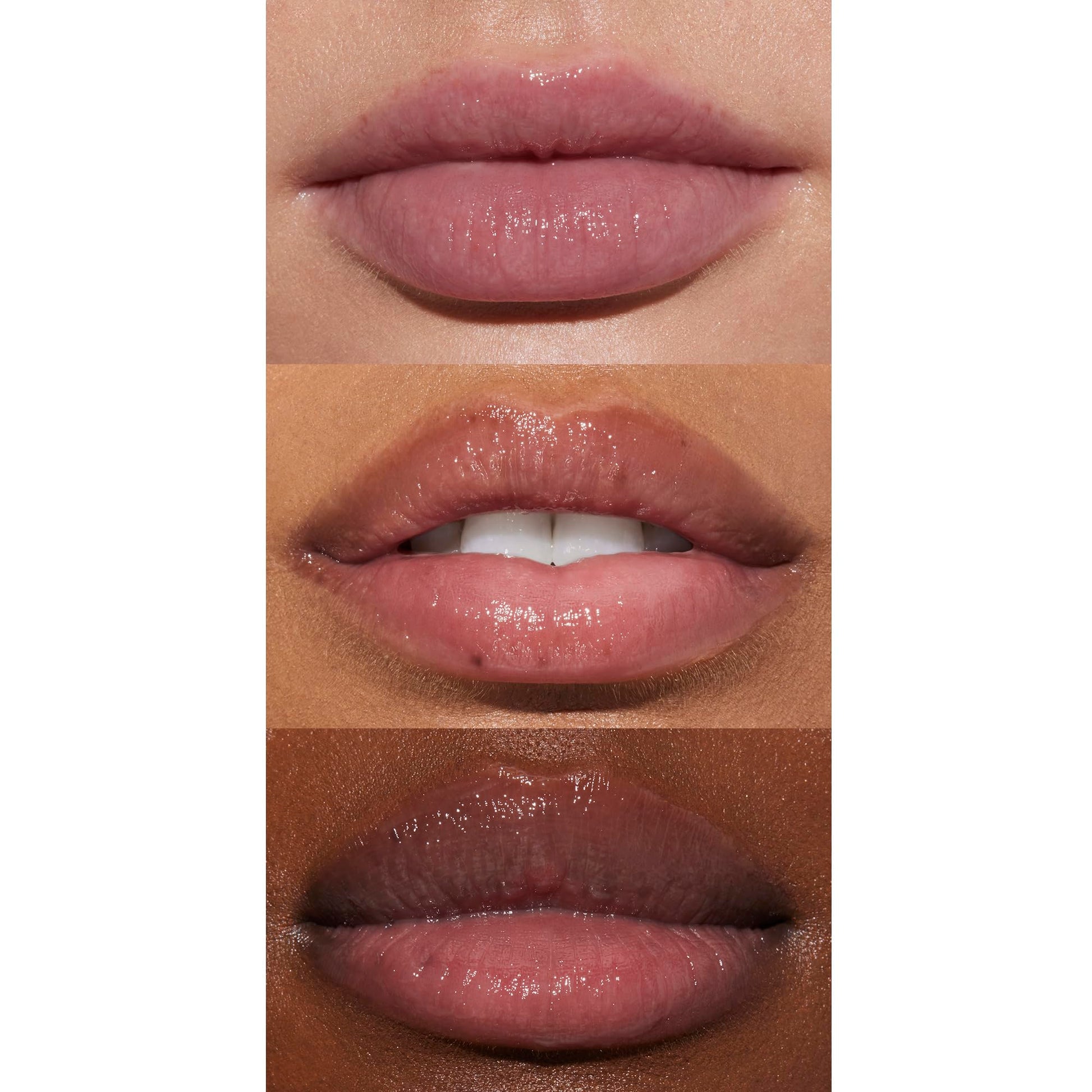 Texture swatch of e.l.f. Squeeze Me Lip Balm on skin.
