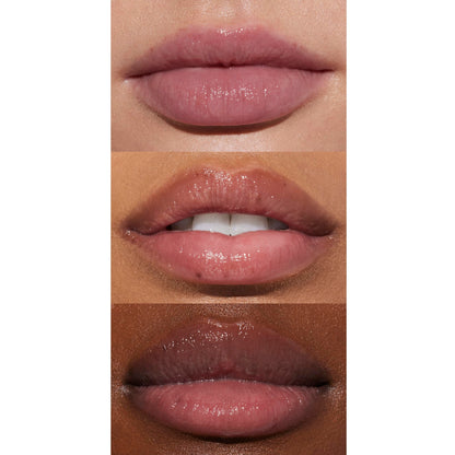 Texture swatch of e.l.f. Squeeze Me Lip Balm on skin.