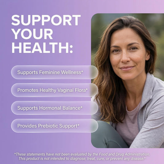 Clean Nutraceuticals women probiotic supplement bottle label