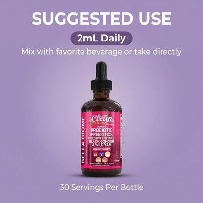 Side view of Clean Nutraceuticals vaginal health drops