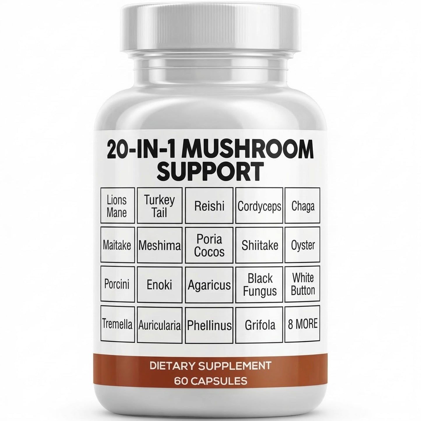 Clean Nutraceuticals nootropic brain support supplement bottle angled view showing USA manufacturing details.
