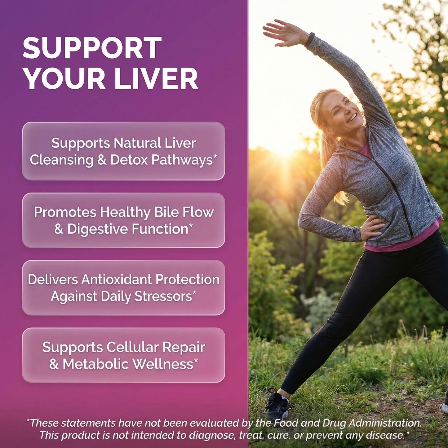 Clean Nutraceuticals Liver Resto bottle showing supplement facts list and active herbal ingredients