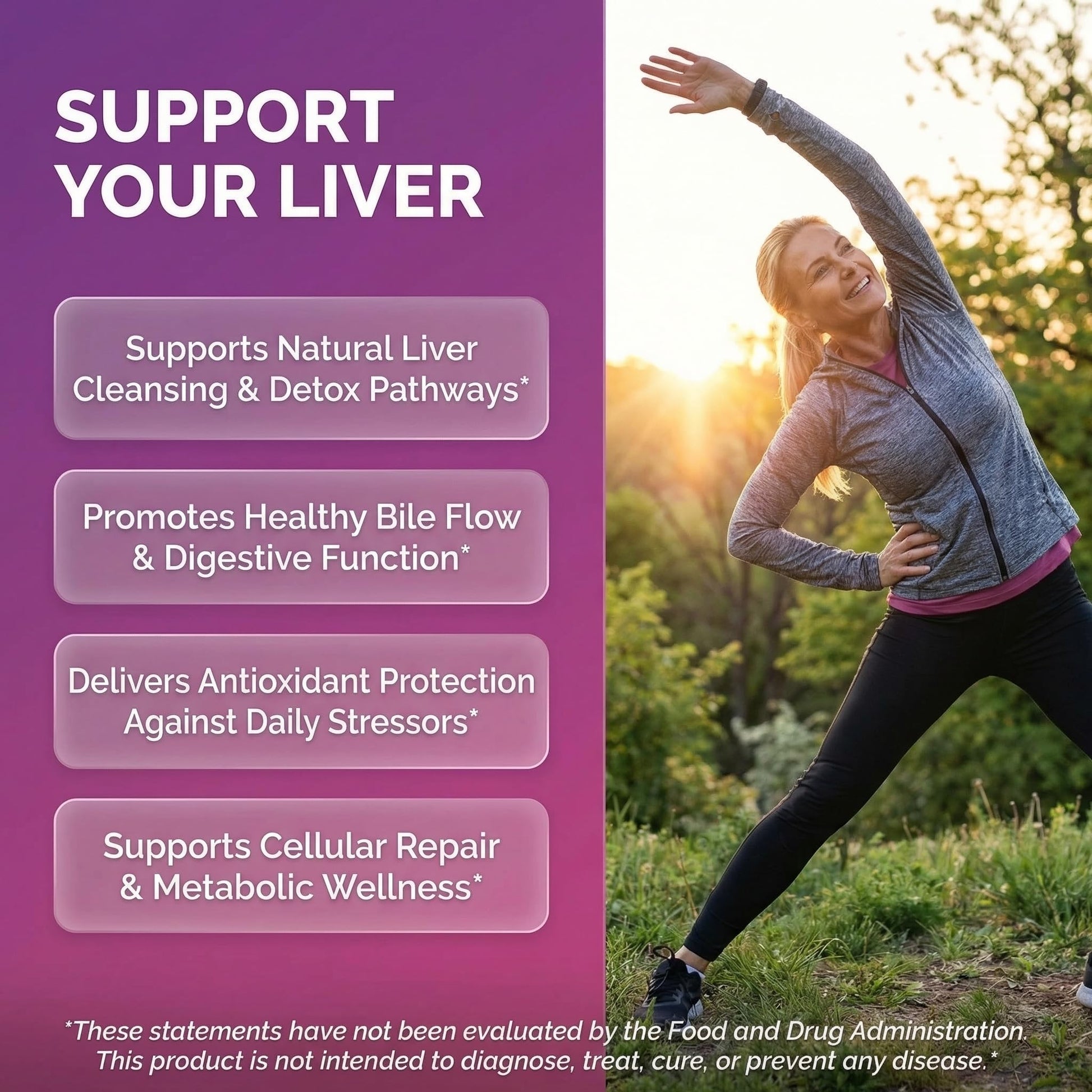 Clean Nutraceuticals Liver Resto bottle showing supplement facts list and active herbal ingredients