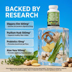 Back label of Qpuyt GI Defend showing supplement facts