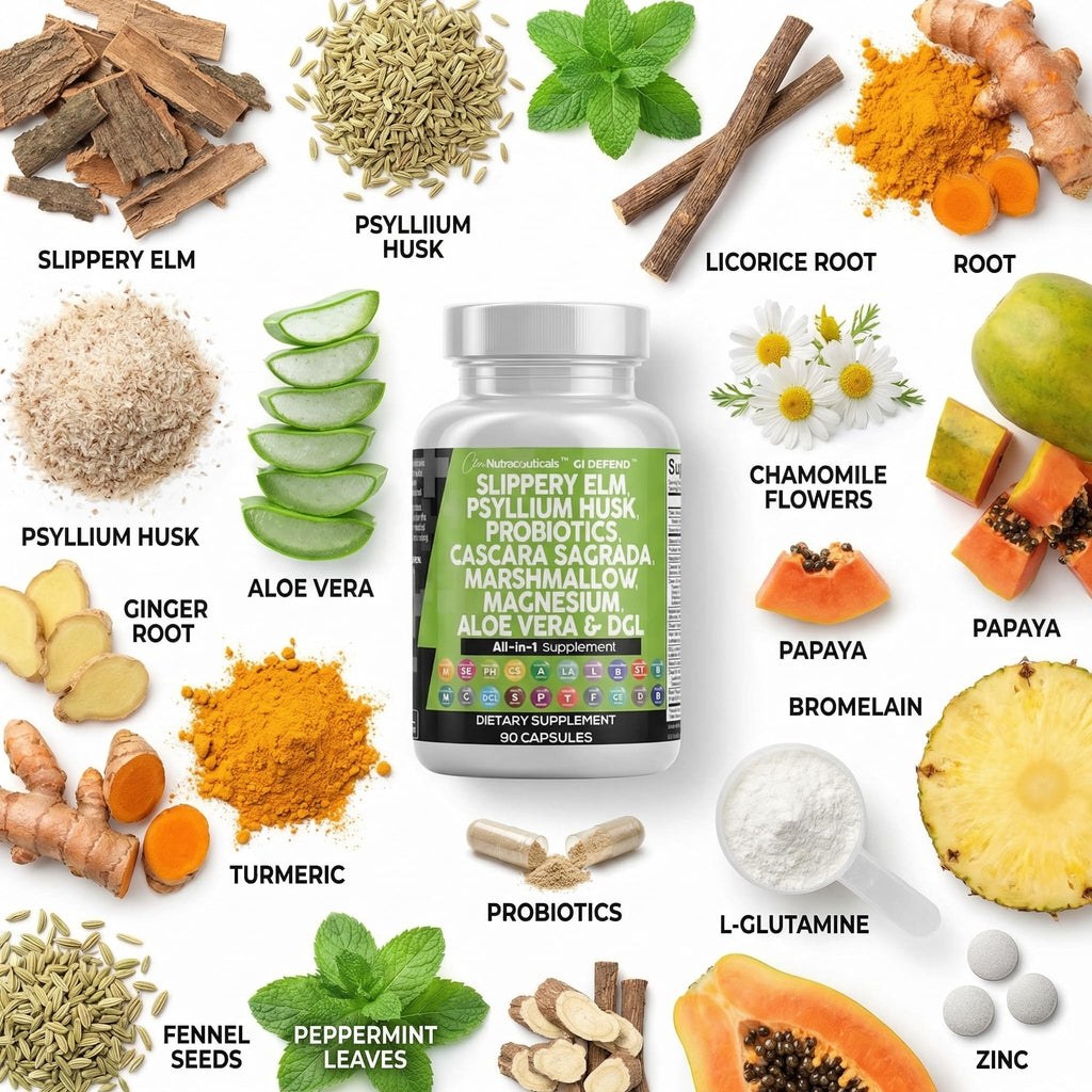 Authentic USA imported Clean Nutraceuticals GI Defend capsules