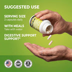 Side view of Qpuyt GI Defend 90 capsules bottle