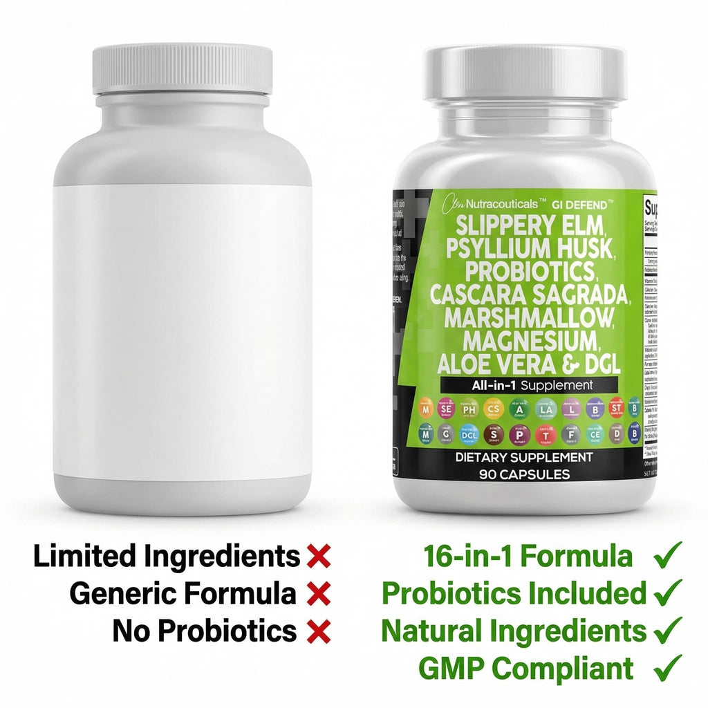 Clean Nutraceuticals GI Defend herbal blend supplement bottle