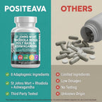 Clean Nutraceuticals Positeava health supplement capsules for men and women daily emotional balance