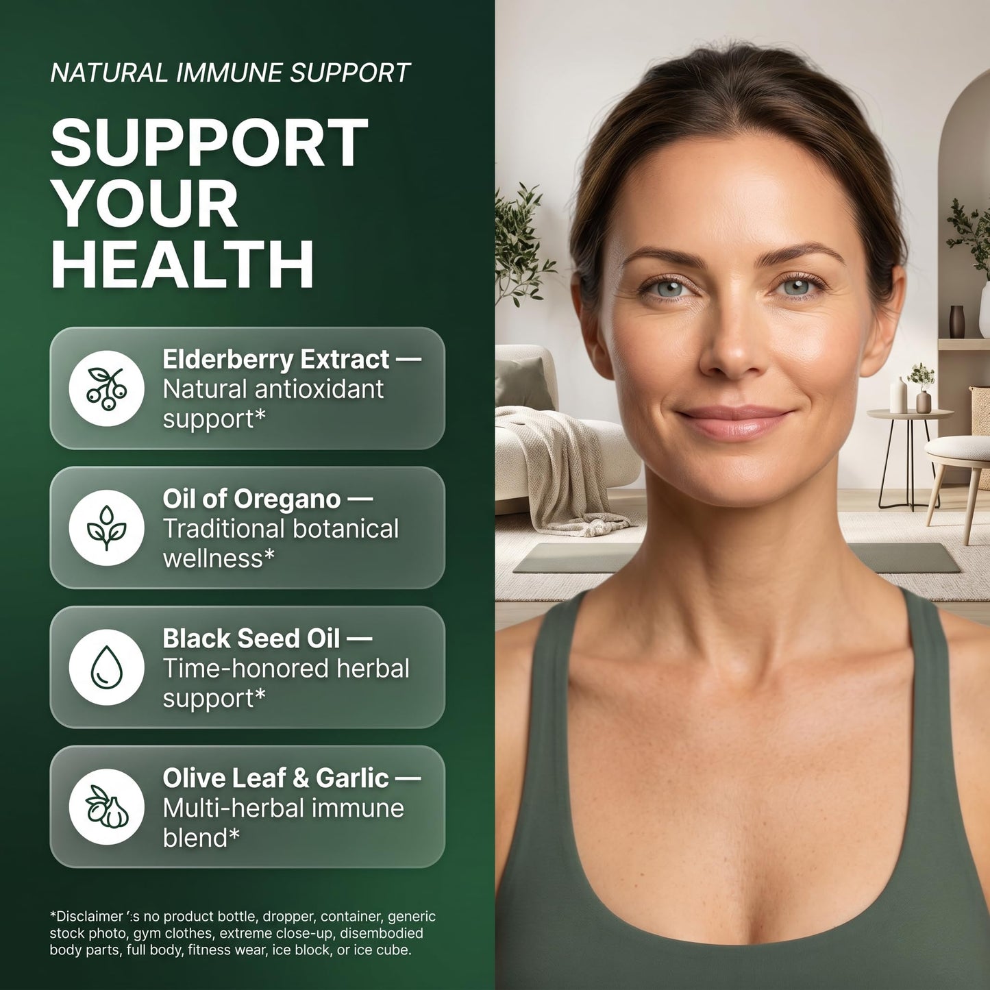 Clean Nutra oil of oregano and black seed oil drops nutrition facts label