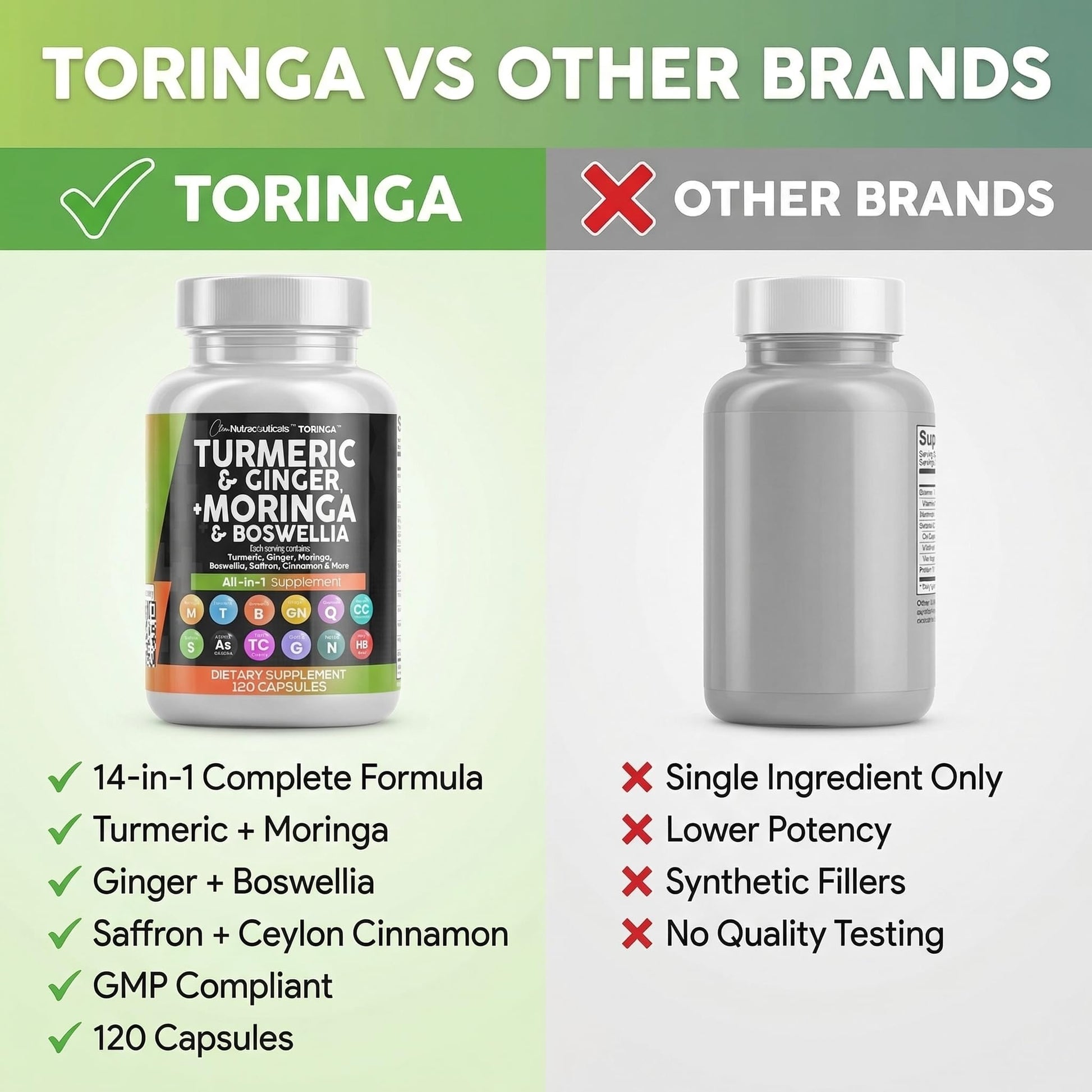 Clean Nutraceuticals Toringa daily mobility supplement showing premium safety seal closure.