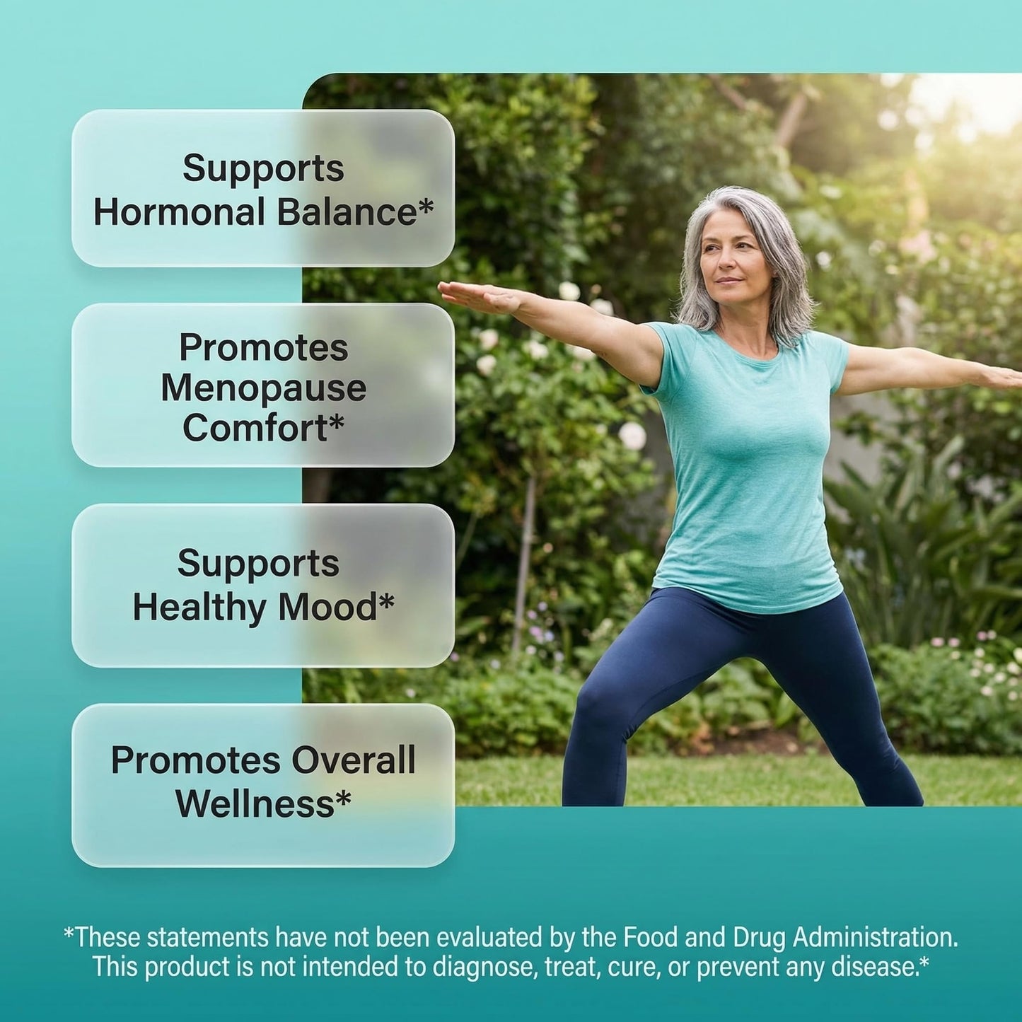 Clean Nutraceuticals Sereniti Balance capsule ingredient label closeup