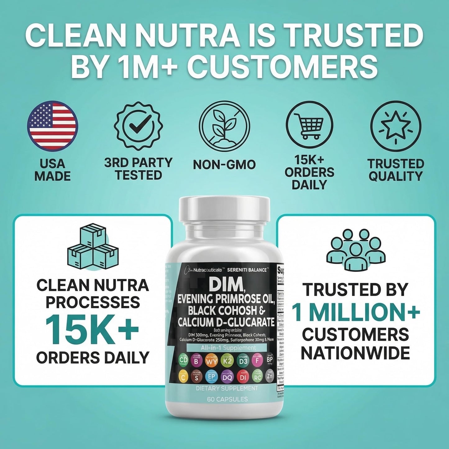 Premium imported hormonal support supplement by Clean Nutraceuticals