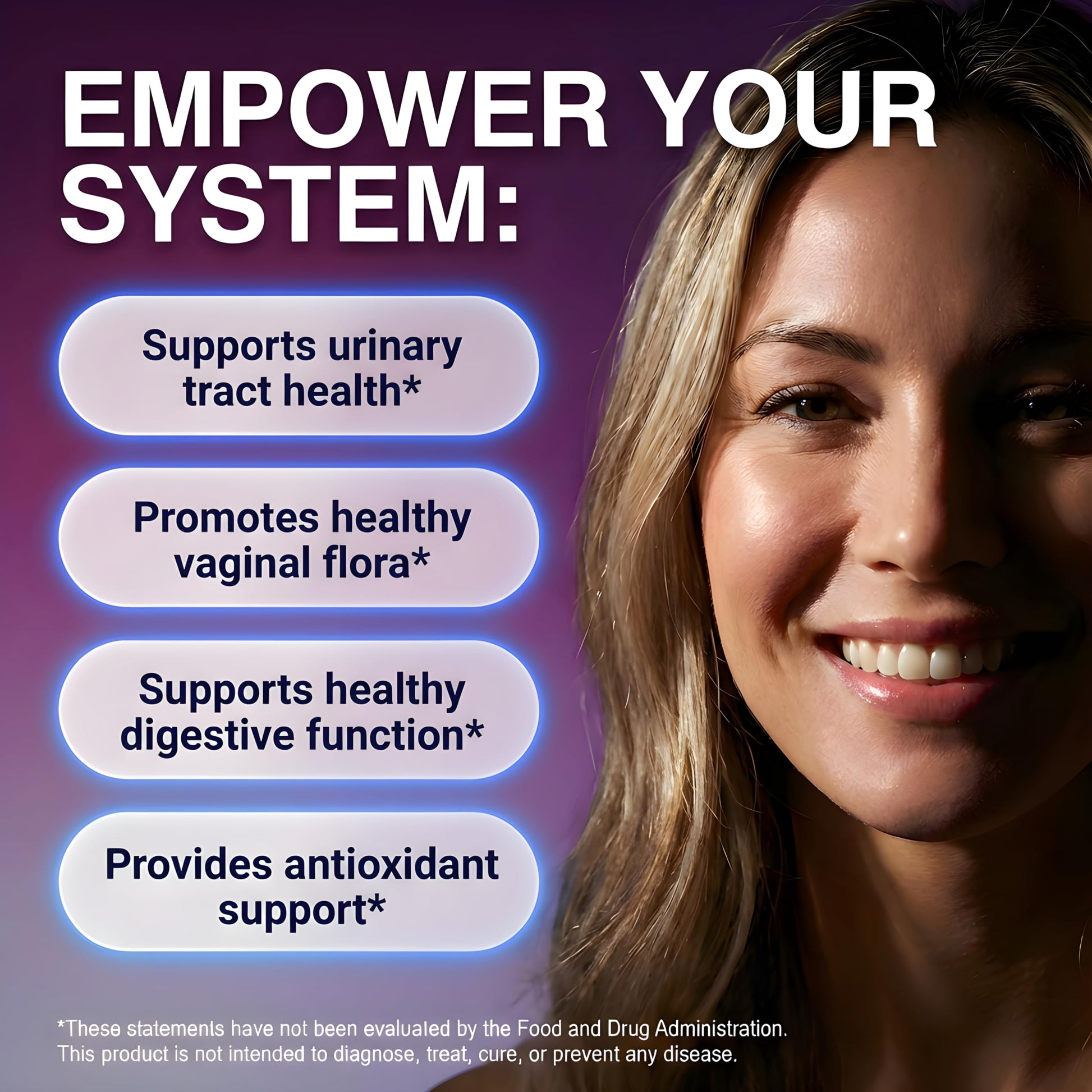 Clean Nutra Vbiotic Vaginal Probiotic supplement facts label