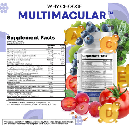 Clean Nutraceuticals ocular nutritional food supplement capsules for adults