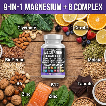Clean Nutraceuticals advanced magnesium formula featuring zinc copper and vitamin B complex overview