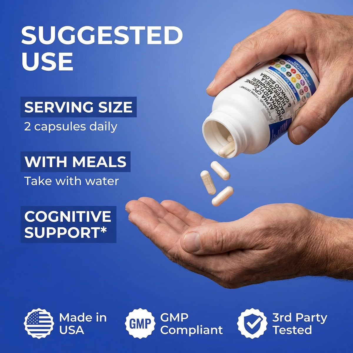 Authentic USA imported Clean Nutraceuticals Cogni Defend bottle demonstrating secure packaging seal.