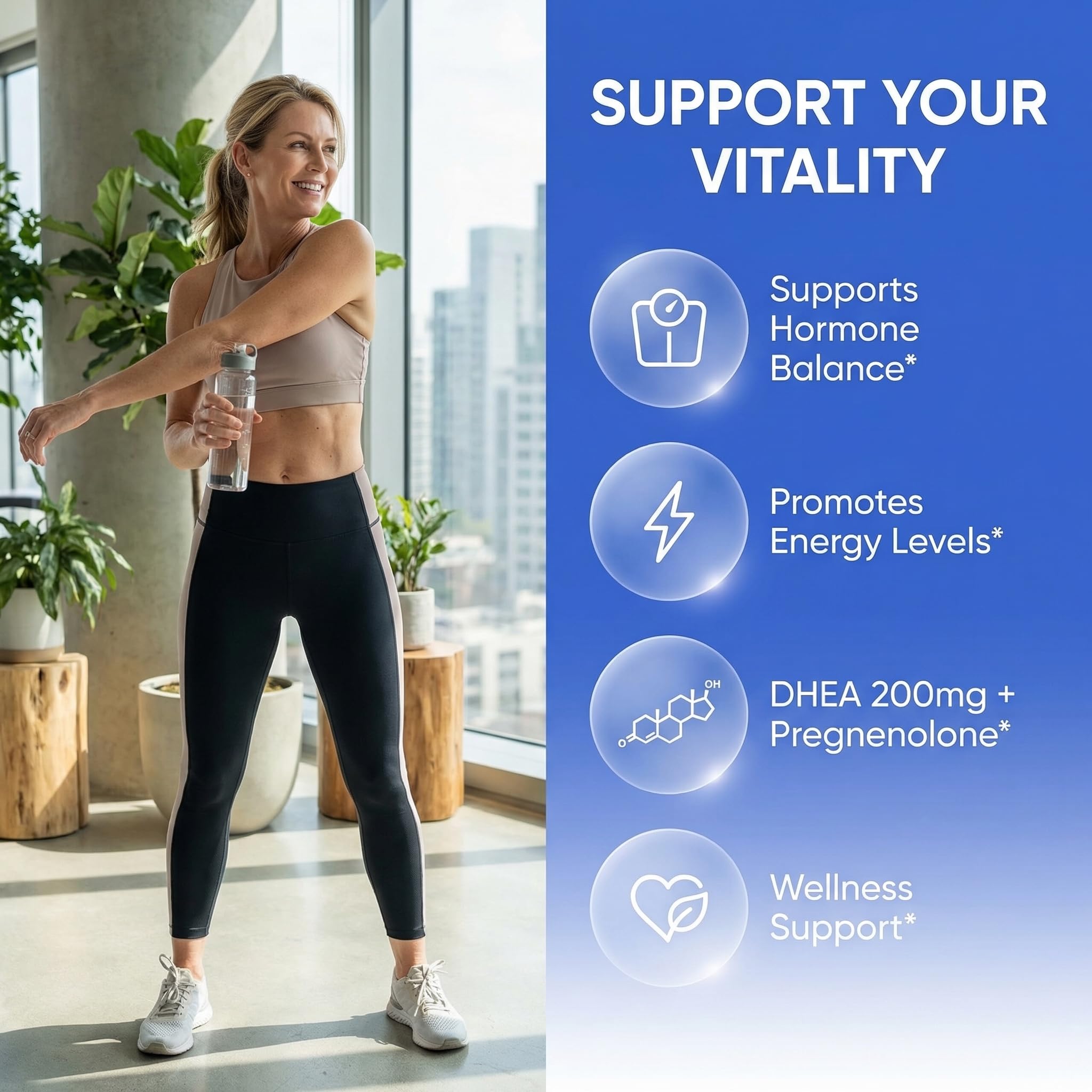 Clean Nutraceuticals DHEA supplement ingredient label details