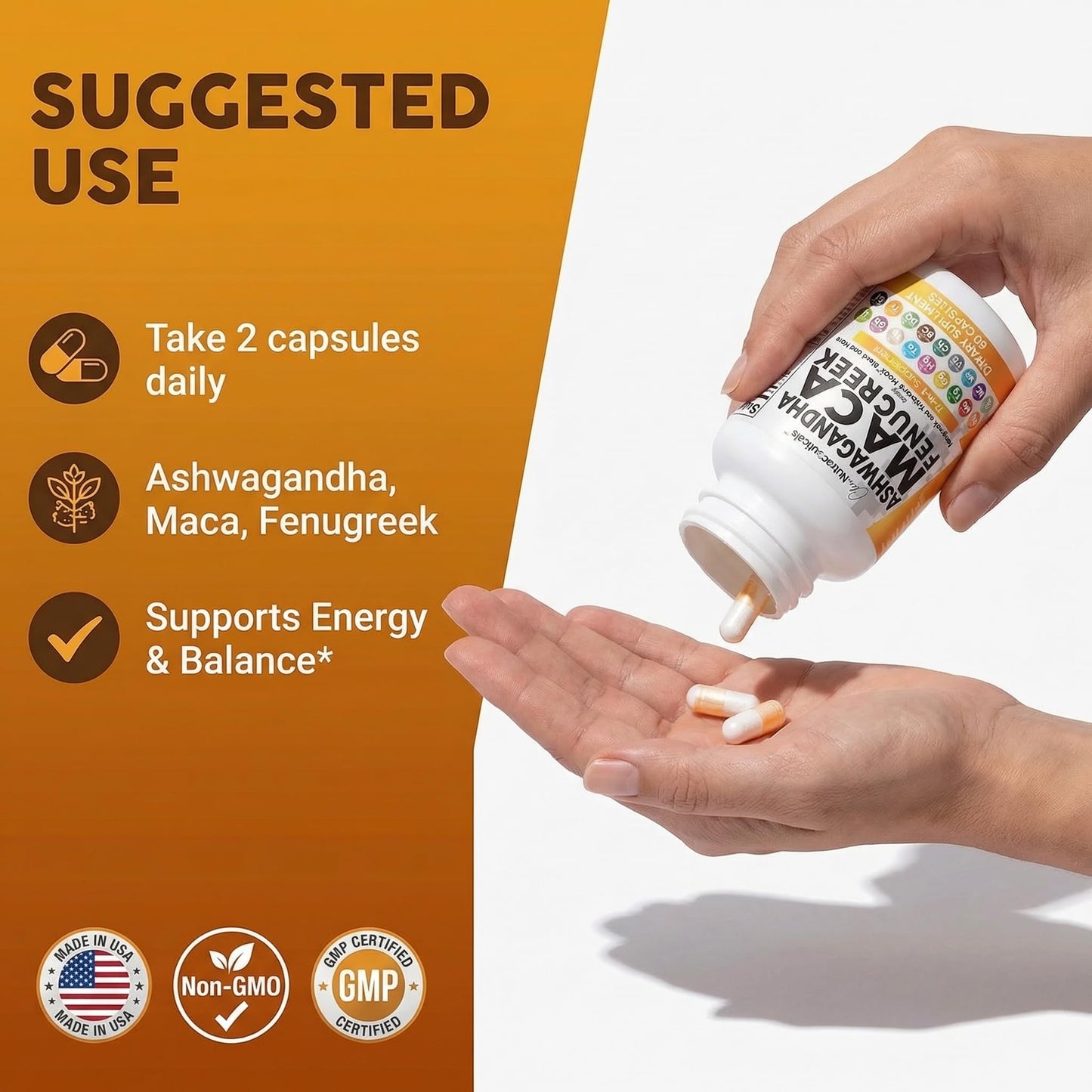 Authentic imported multi herb supplement for stamina and vitality